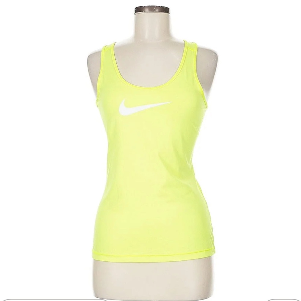 Nike neon active tank top